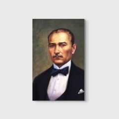 Atatürk Papyonlu Portre